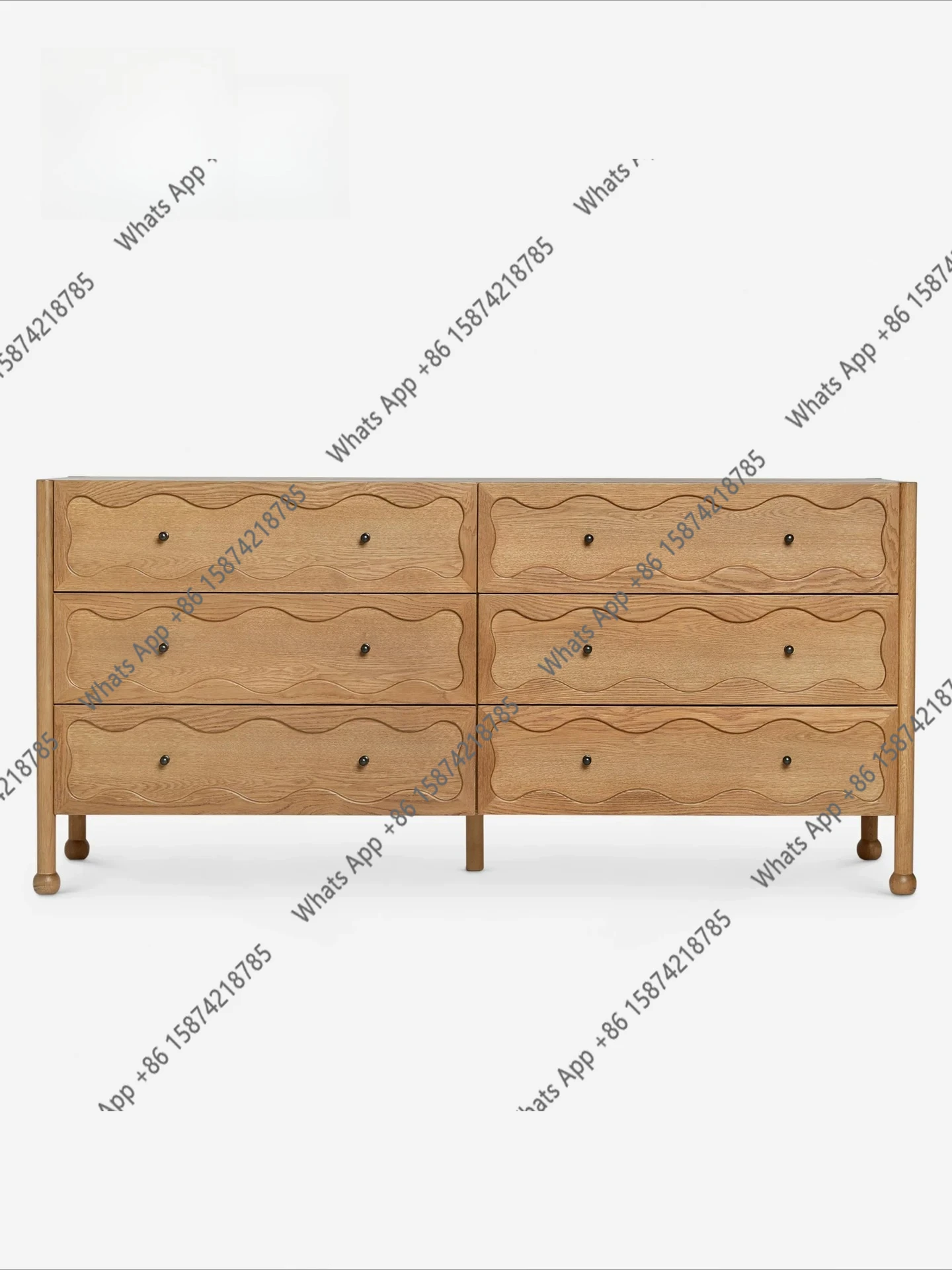 Designer Second-hand chest of drawers living room wall storage sideboard entrance cabinet solid wood vintage log style bedroom s