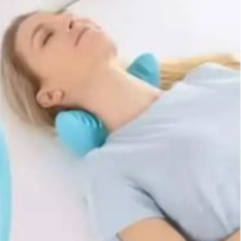 

Neck and Shoulder Relaxer, Cervical Traction Device Acupressure Neck Shoulder Back Support Massage Pillow, Neck Stretcher Massag