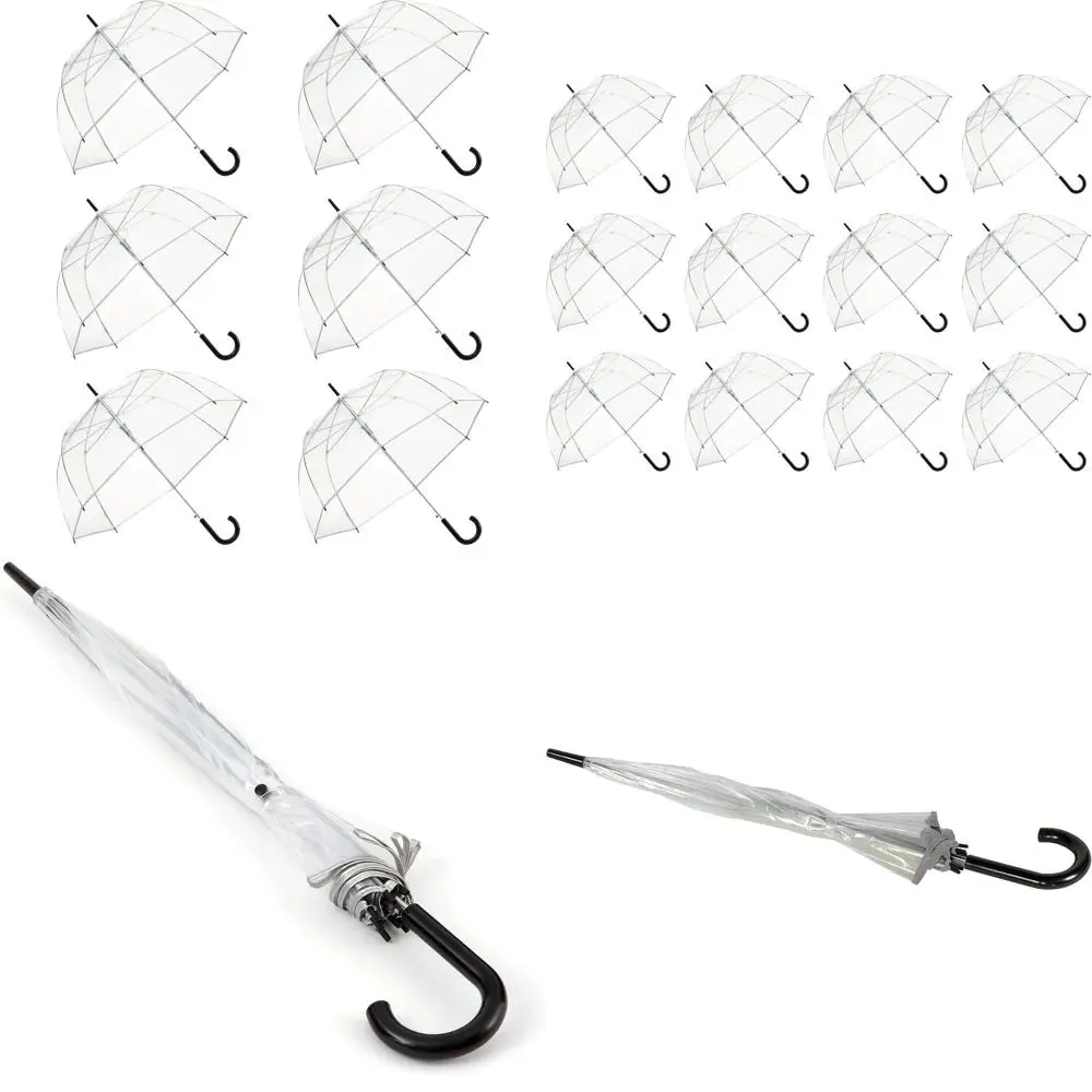 

Clear Bubble Umbrella - Waterproof & Windproof, Ideal for Weddings, Proms, Outdoor Events, Automatic Open, Perfect for Special O