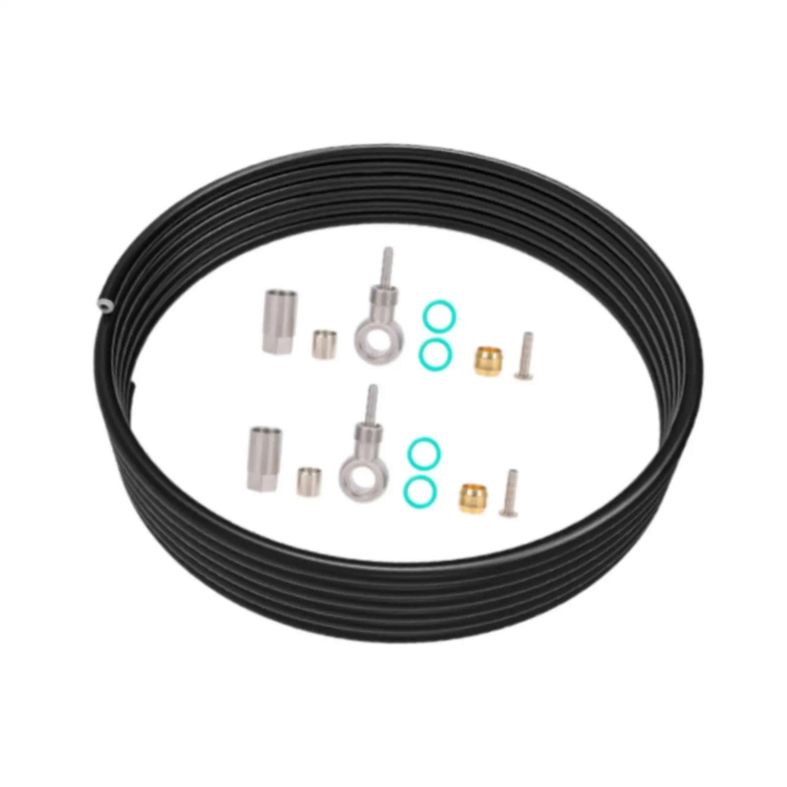 

Комплект гидравлических тормозных шлангов для горного велосипеда, портативные фитинги для шлангов дискового тормоза для езды на велосипеде, любителей активного отдыха, обслуживание велосипеда