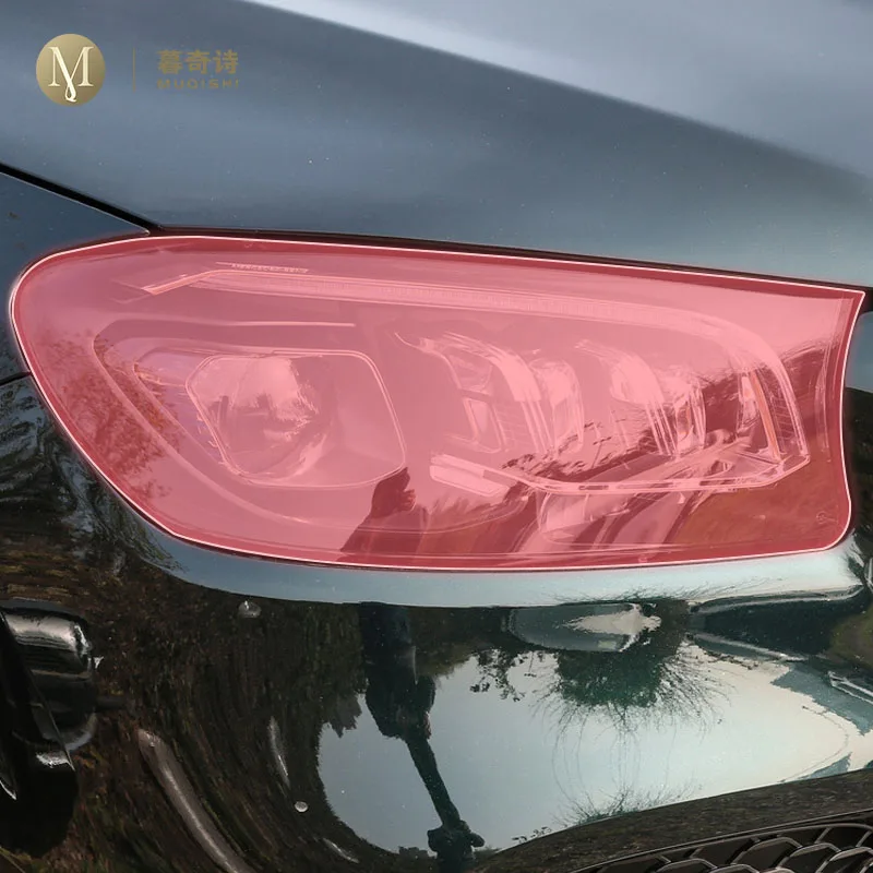 

Для Mercedes Benz GLS X167 2021-2024 предварительно вырезанная автомобильная внешняя фара устойчивая к царапинам защитная пленка из ТПУ прозрачная