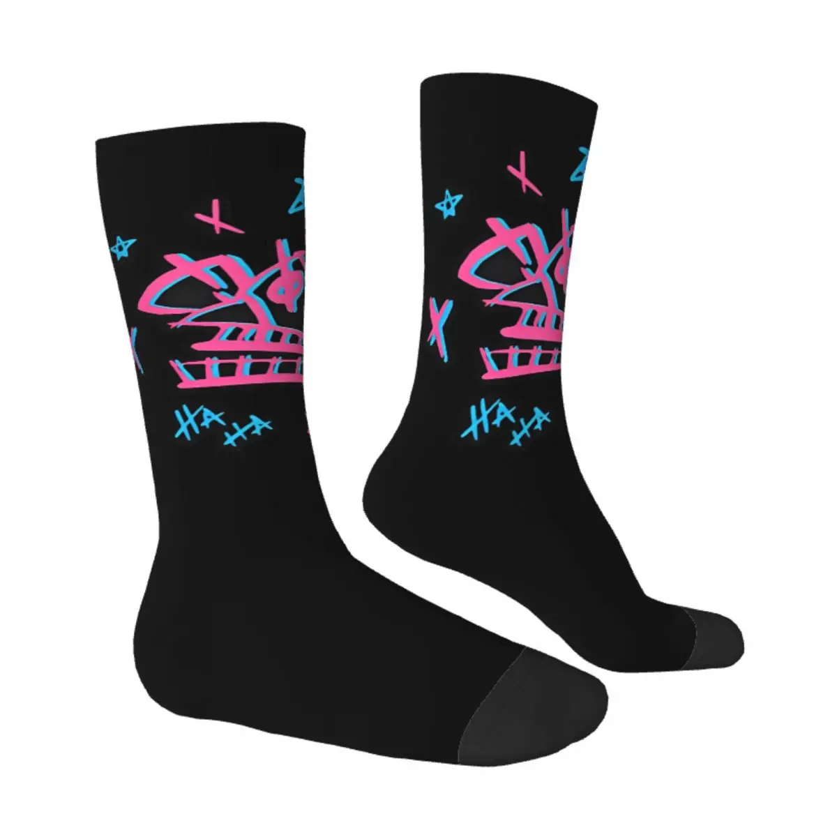 Jinx Socks Spring boom Stockings Vintage Unisex Men Quality Socks Graphic Running Non Slip Socks