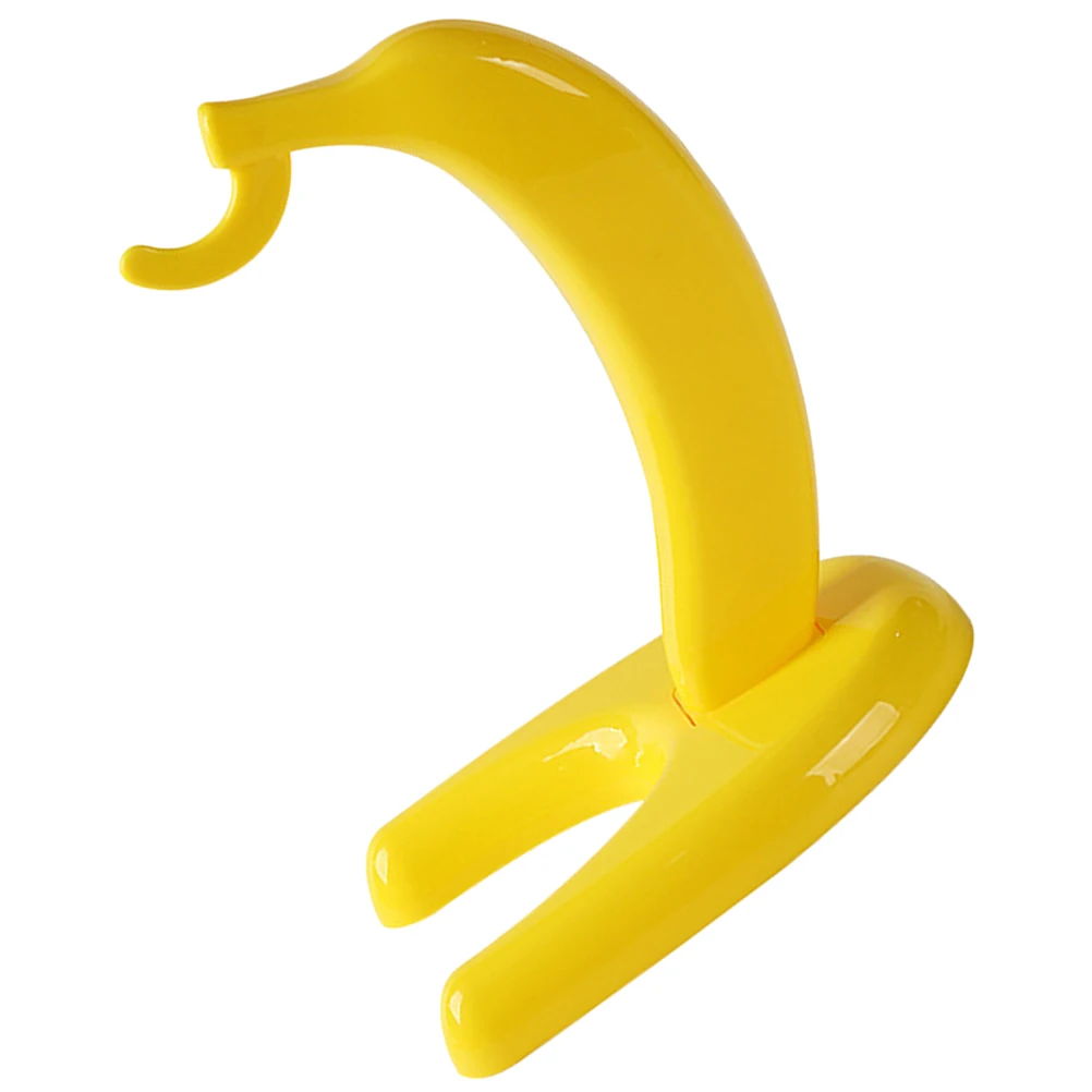 

Banana Hook Stand Yellow PP Material Kitchen Fruit Hanger Desktop Display Rack Stable Base Hanging Bananas Grapes Storage