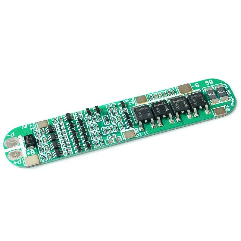 5S 18.5V 18650 Lithium Battery Protection Board Anti-overcharged over-discharge 21V Solar Lighting Li-ion Lipo 5 Pack 15A 25A