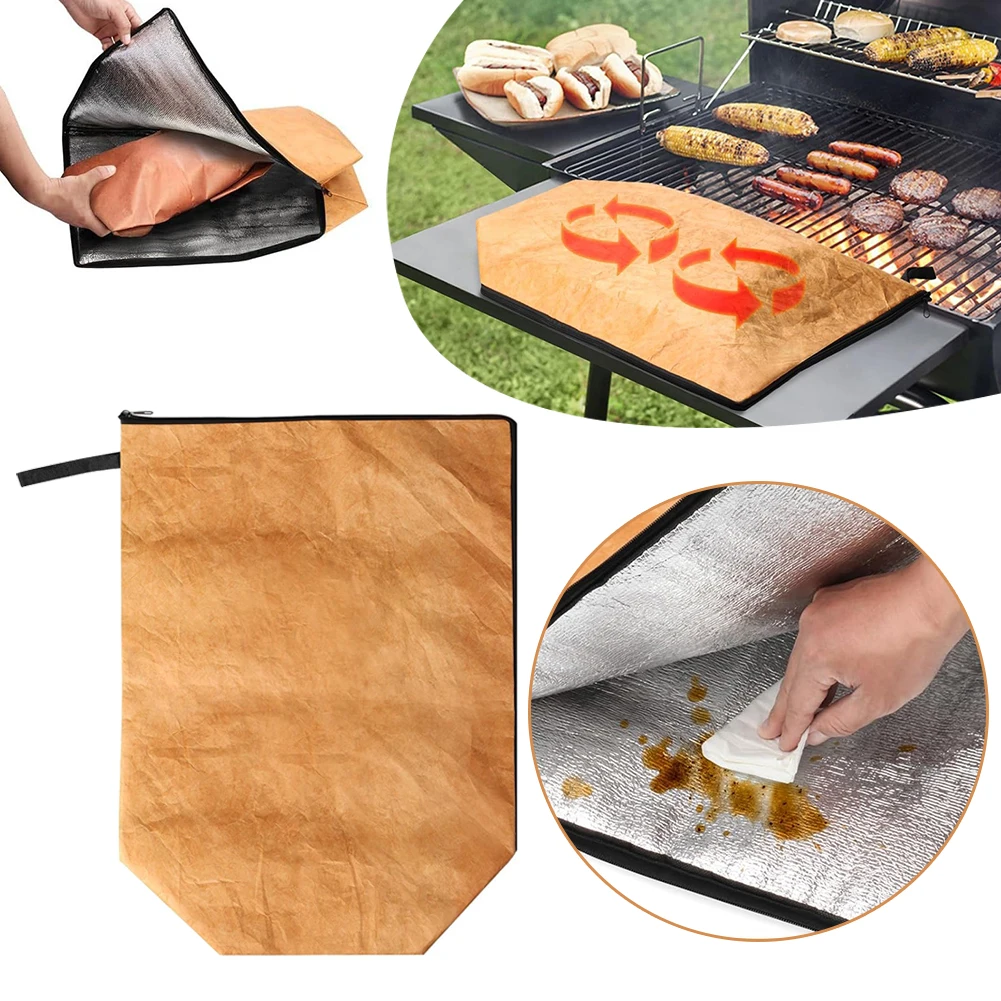 

BBQ Meat Insulation Resting Bag With Zipper Portable Lightweight Meat Thermal Bag For Grilling Parties