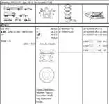 8779953 STD000G for engine PISTON PISTON segment (MM)/(STD) BOXER III JUMPER III C81 110BG/C81 110BG/C81 110hp/C96 130BG PUMA