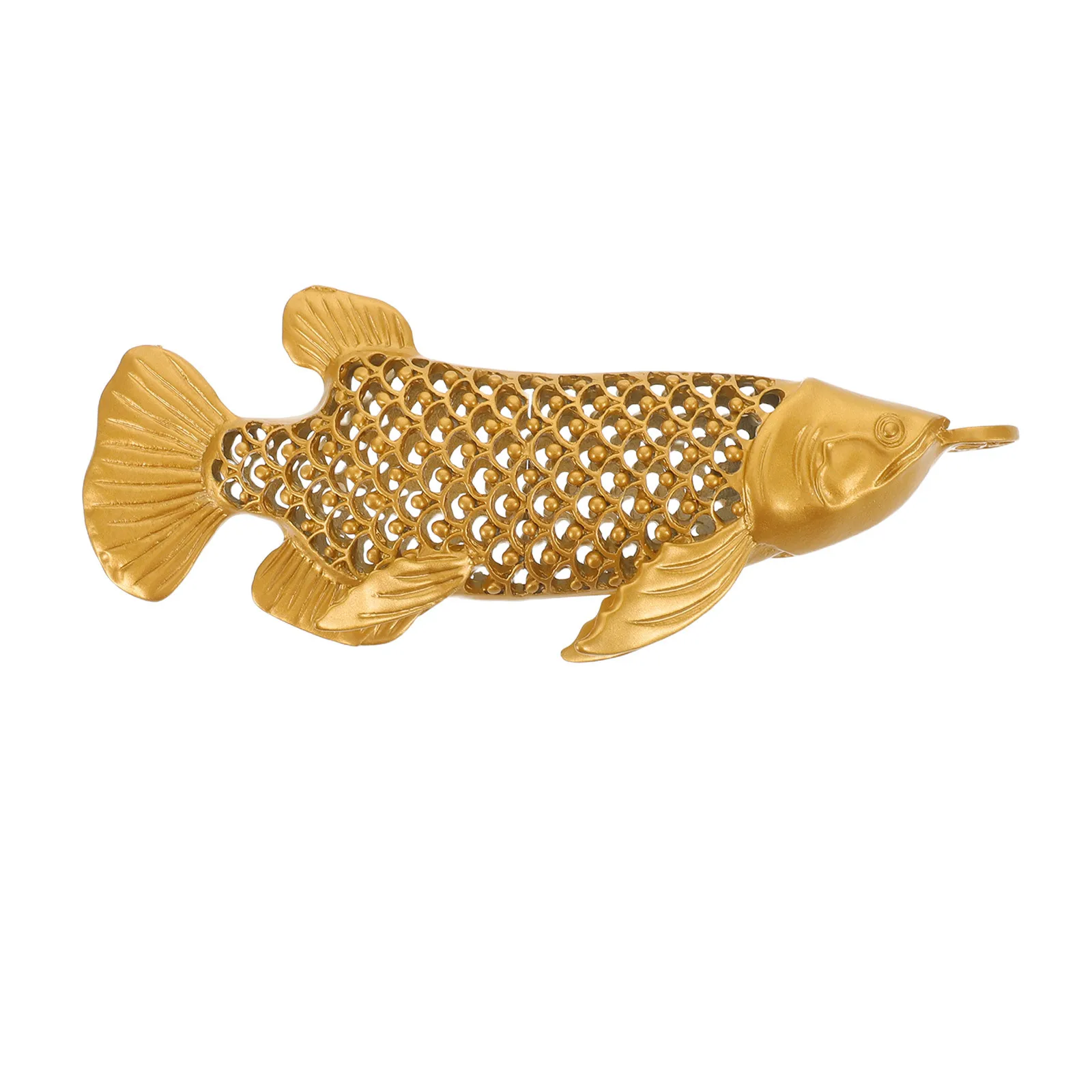 

Handcrafted Chinese Fish Statue Elegant Carp Decoration for Dining Room Table Car Interior Restaurant Decor Feng Shui Auspicious