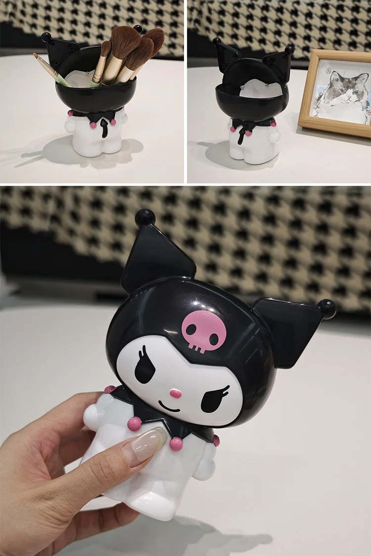 Sanrio Hello Kitty Kuromi My Melody Niedlicher Stifthalter/Aufbewahrungsbehälter für Make-up-Pinsel für den Schreibtisch des Schülers/organisatorischer Organizer für das Studentenwohnheim – Detail 8