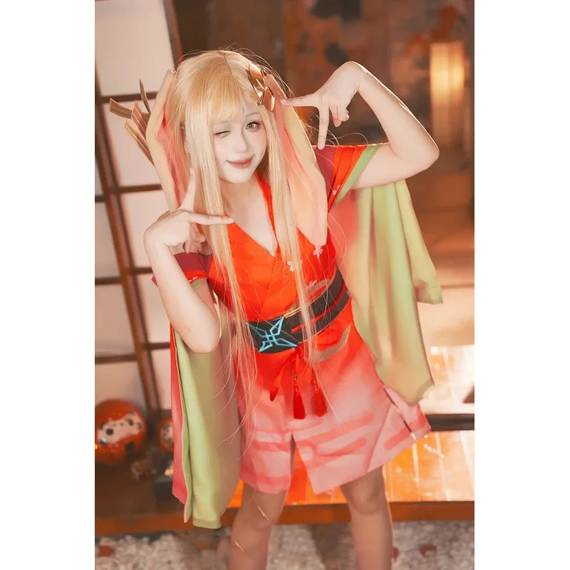 

ER1KAnime Cosmic Princess Cosplay Costume Kaguya Yachiyo Runami Kimono Wig Set Party Stage Carnival Women Cosplayer Dress