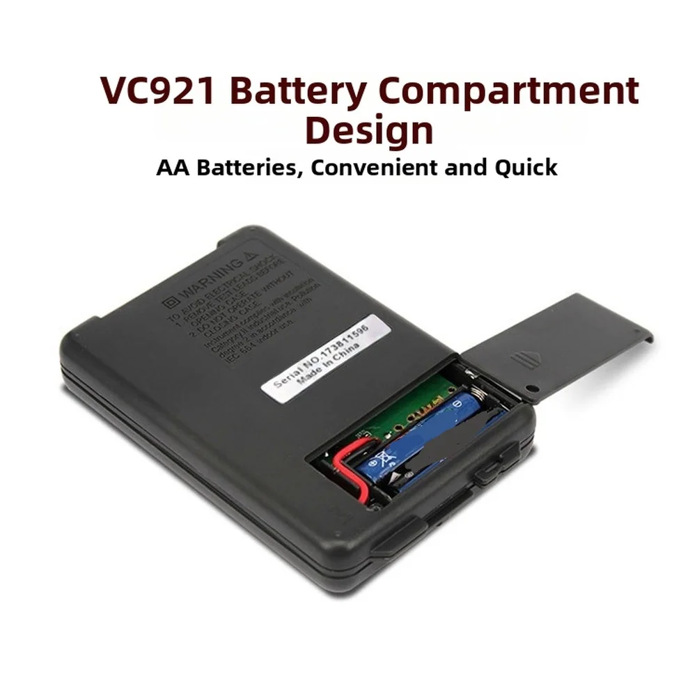 VC921 4000 Count True for rms Multimeter for auto Ranging for AC DC Voltage Resistance Capacitance Frequency Diode Continuity
