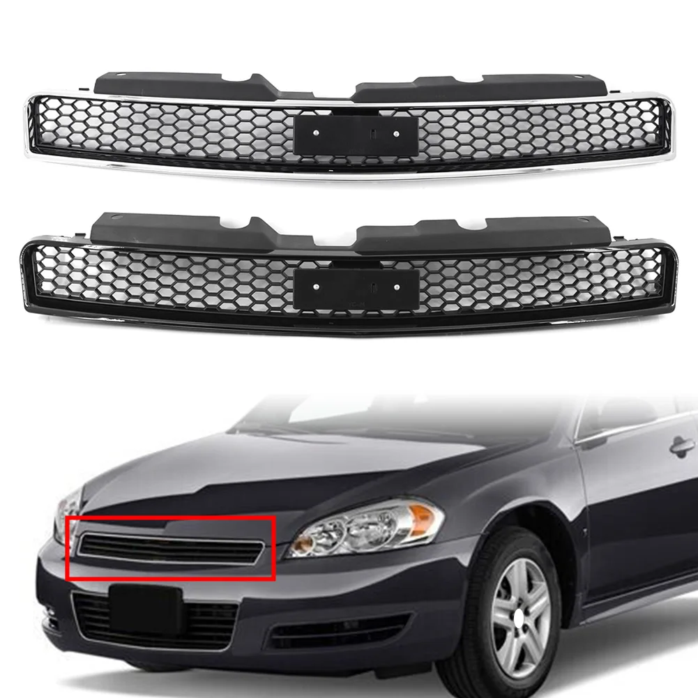 

Car Honeycomb Front Bumper Center Grille Upper Grill Accessories For Chevrolet Monte Carlo Impala Limited Ss