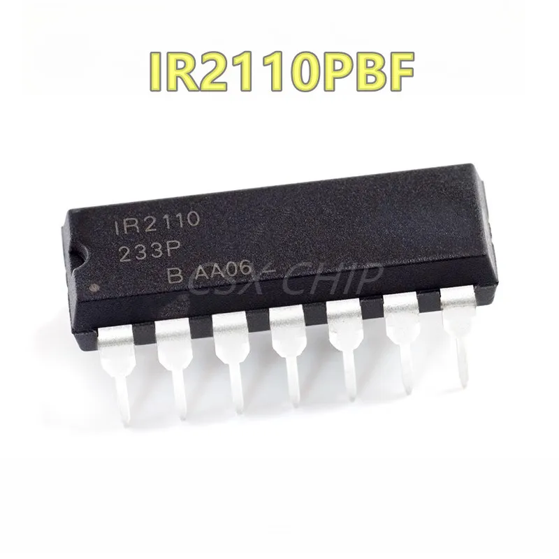 50PCS -100PCS 100% Real Original New Imported IR2110PBF IR2110P IR2110 DIP Mosfet Bridge Driver IC DIP14