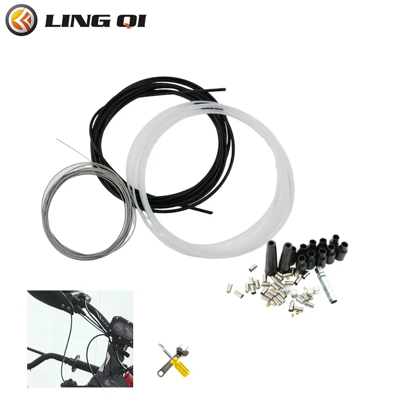 LINGQI Motorcycle Emergency Throttle Cable Brake Clutch Cable Repair Kit And Accelerator Clutch For