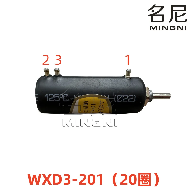 Single-unit 20-Turns Wirewound Potentiometer WXD3-201 100 200 500 1K 2.2K 4.7K 5K 6K 10K 20K 47K 50K 100K Ohms±5% L±0.25%