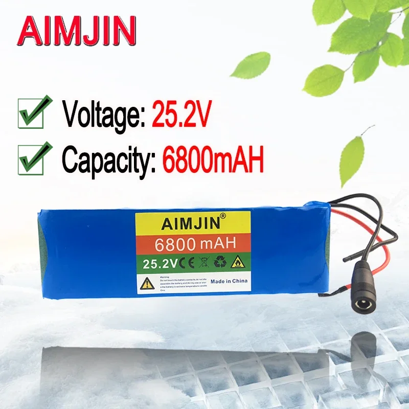 

6S2P 25.2V 6800mAh Lithium ion Rechargeable Battery Pack, Suitable for Power Supply of Electric Toys, Electronic Products etc