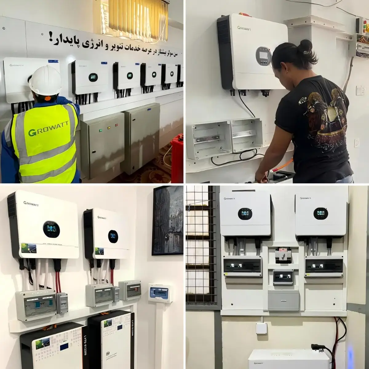 Growatt Single Phase Inverters 6Kw 8Kw 10Kw Hybrid Off Grid Inverter With Mppt