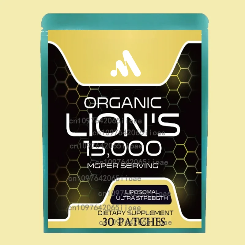 

Прозрачные пластыри Lions Mane Mushroom способствуют близорукости, фокусиру и память 30 пластырей