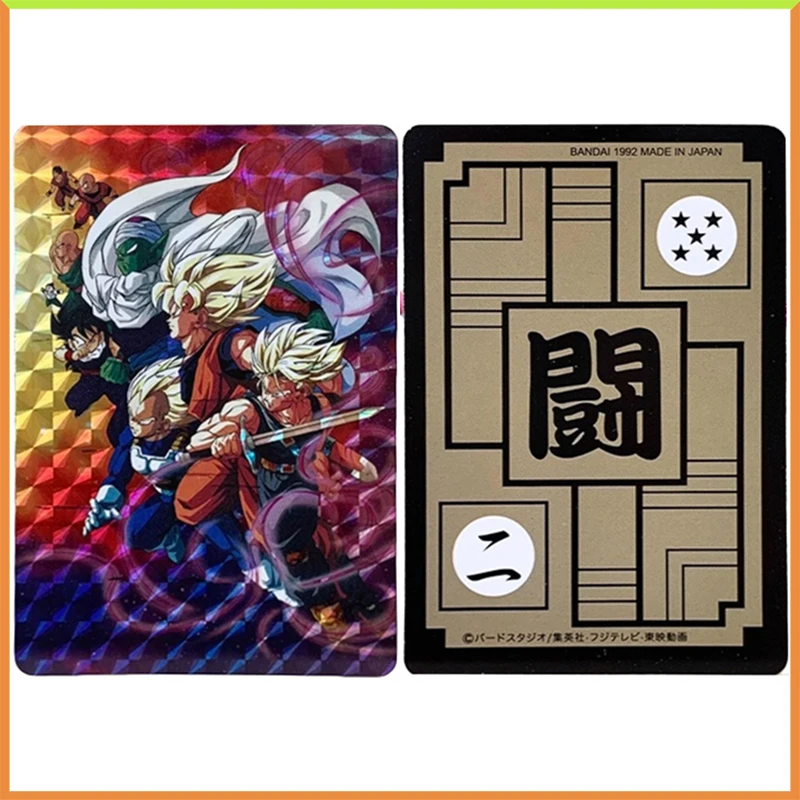 

Anime Dragon Ball DIY ACG Bejita krillin Tien Shinhan Son Gohan Piccolo Battle Game Collectible Card Toys for boy Birthday Gifts