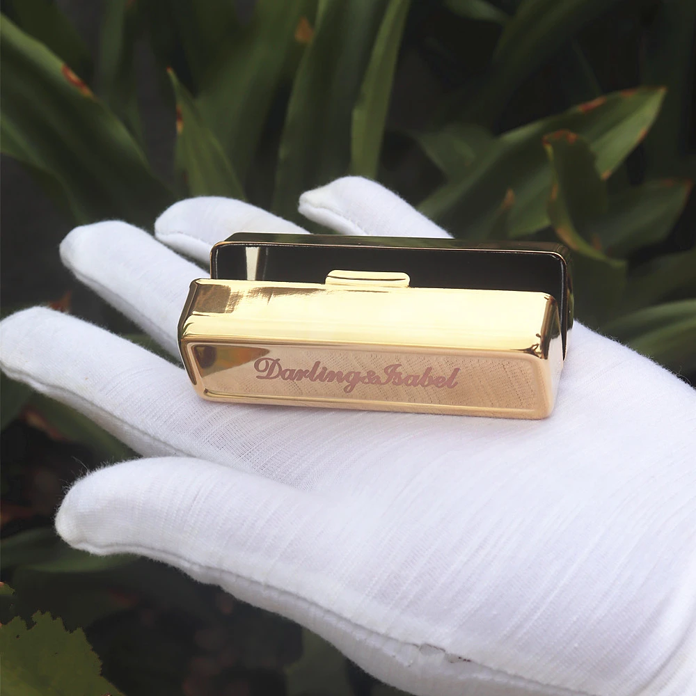 

Personalised Engraved Your Own Message Logo Metal Lipstick Case Custom Name Lipstick Holder with Mirror for Women Jewelry Gift
