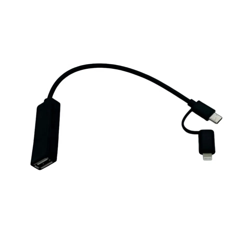 OTG Lines Adaptor Convertor USB Camera 1mp 2mp 4mp 5mp UVC USB Camera to IOS Support IPhones & iPad Record Video&Take Photo
