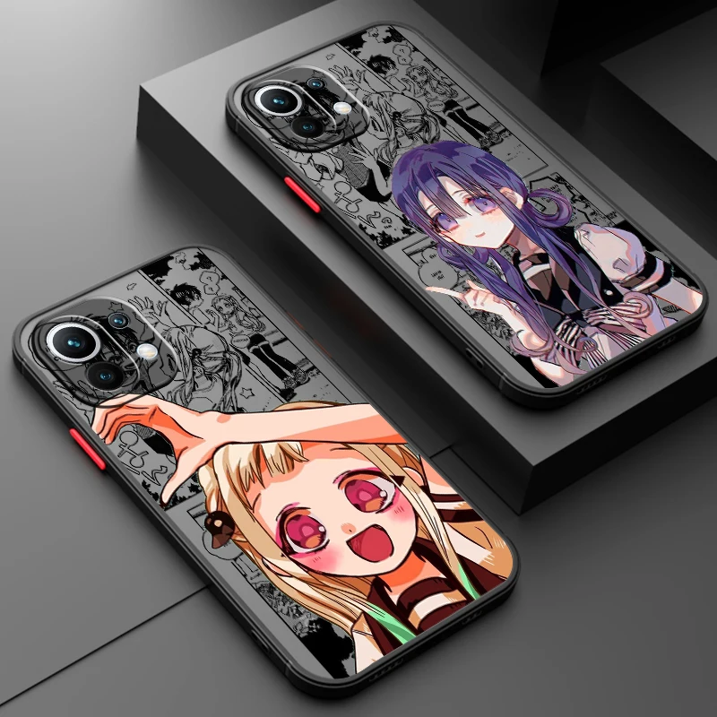 Toilet Bound Hanako Kun Anime Frosted Translucent For Xiaomi Mi 13 12 12T 11T 11 11i 10T 10 9T Pro Lite Ultra 5G Matte