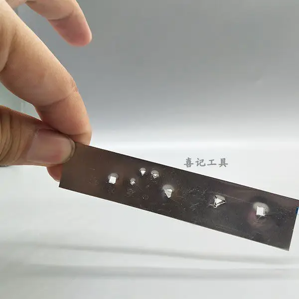 Imagen 3: Herramienta de corte hueco con aberturas de 1, 2, 3 y 4 mm