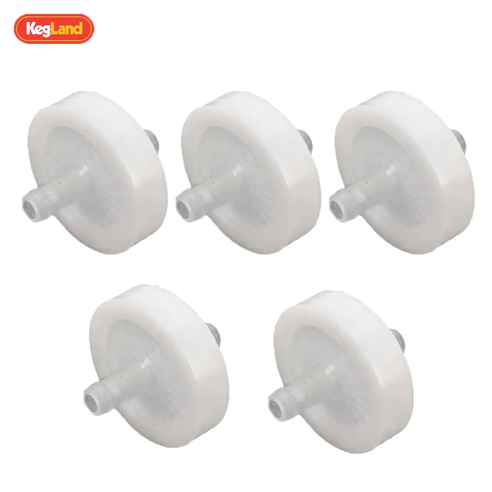 KegLand 5pcs 0.2 Micron Airlock  Air Filter Suit for Pond Pump