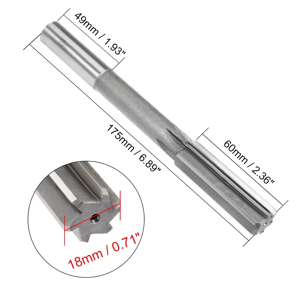 Alesatore per mandrino per pinza per applicazioni generali Lunghezza totale 175 mm Lunghezza gambo 49 mm per perforatrici