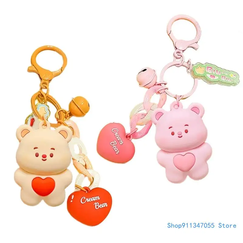 

Butter Bear Keychain Women Girl Purse Pendant for Handbag Decors Accessories Drop shipping