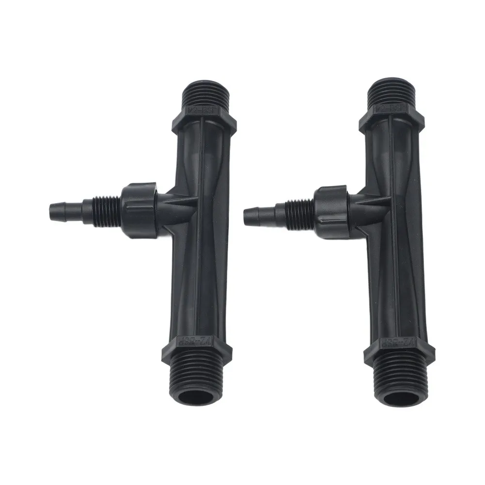 2 Pieces Venturi Injectors 1 Inch for Agricultural Irrigation Systems Suitable for Drip and Sprinkler Applications