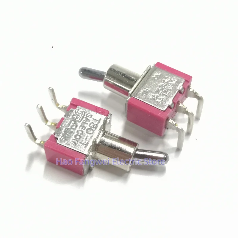 2PCS SH T80-T Xinghan Salecome toggle side plug bent foot 3-pin T8019L-TNQ toggle switch