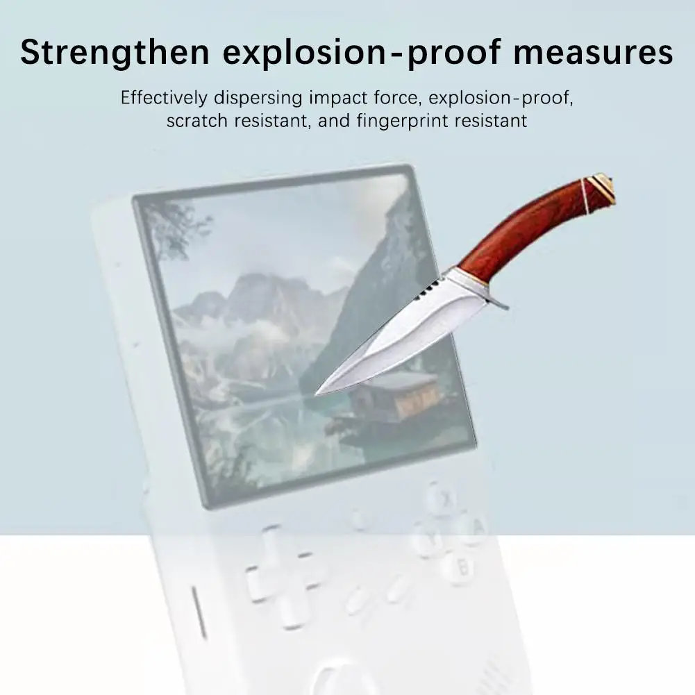 HD Tempered Glass Film For RG40XXV Explosion-proof Anti-scratch Protective Film Handheld Gaming Console Screen Protector