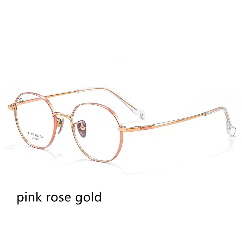 

48mm Retro Pure titanium Frame Optical Glasses Fashion Harry glasses Small Round Circle Prescription eyeglass frame 17257