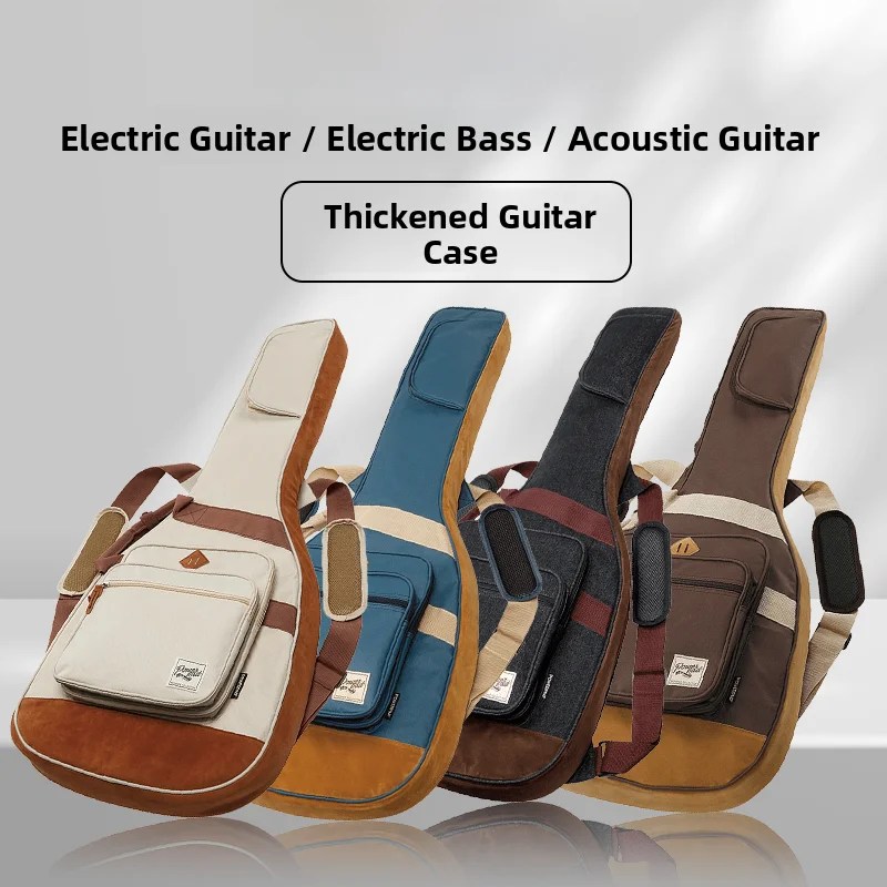 

Ibanez IGB54DIBB540 Guitar Case Double oulder Thiened Sponge Guitar Bag Musical Instrument Accories