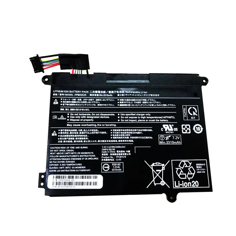 LMDTK New Laptop Battery for Fujitsu CP785911-01 FPB0352S  FPCBP578 7.2V 25WH