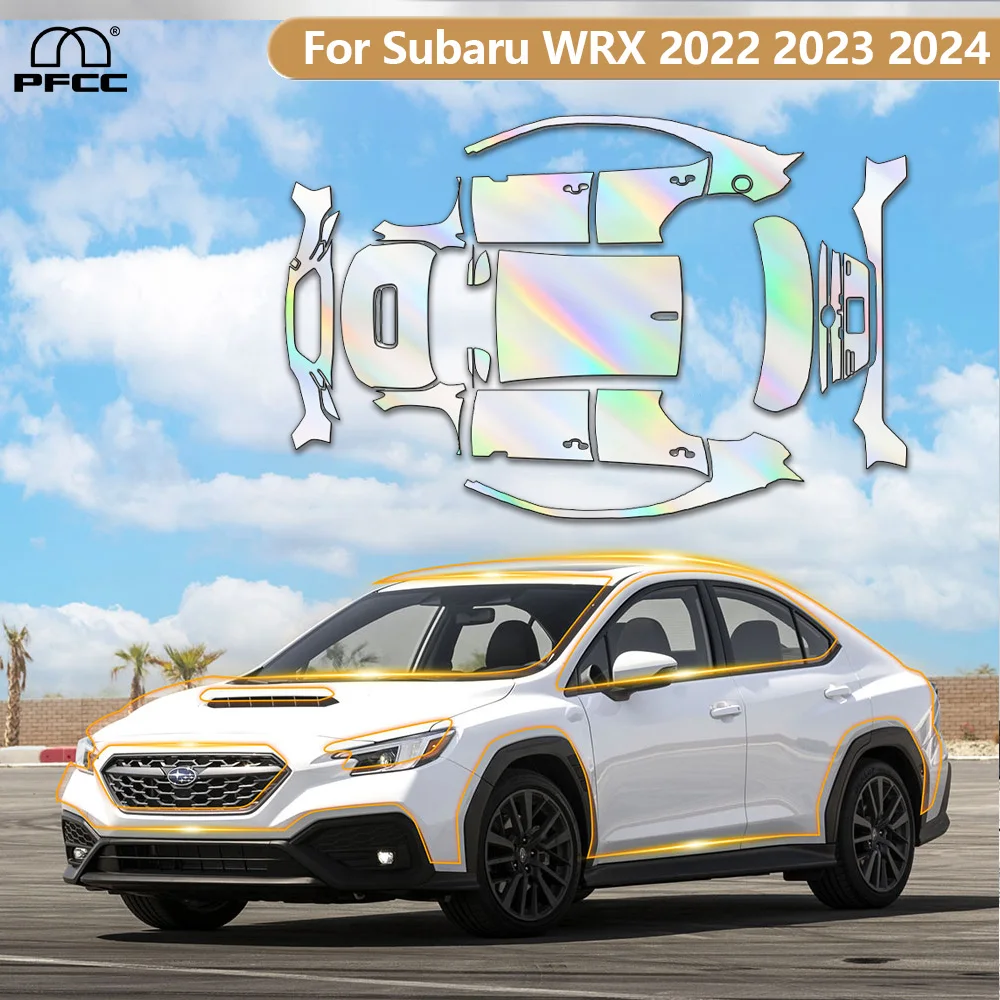 

For Subaru WRX 2022 2023 2024 TPU Paint Protection Film PPF Car Body Doors Bumper Trunk Anti-Scratch Transparent Sticker Repair