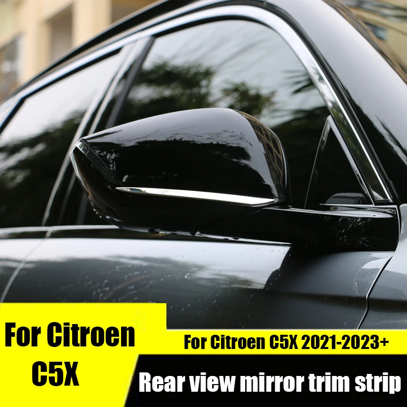

Для Citroen C5X 2021-2023 + модификация декоративной полосы для зеркала заднего вида, декоративная яркая полоса для зеркала заднего вида с защитой от царапин