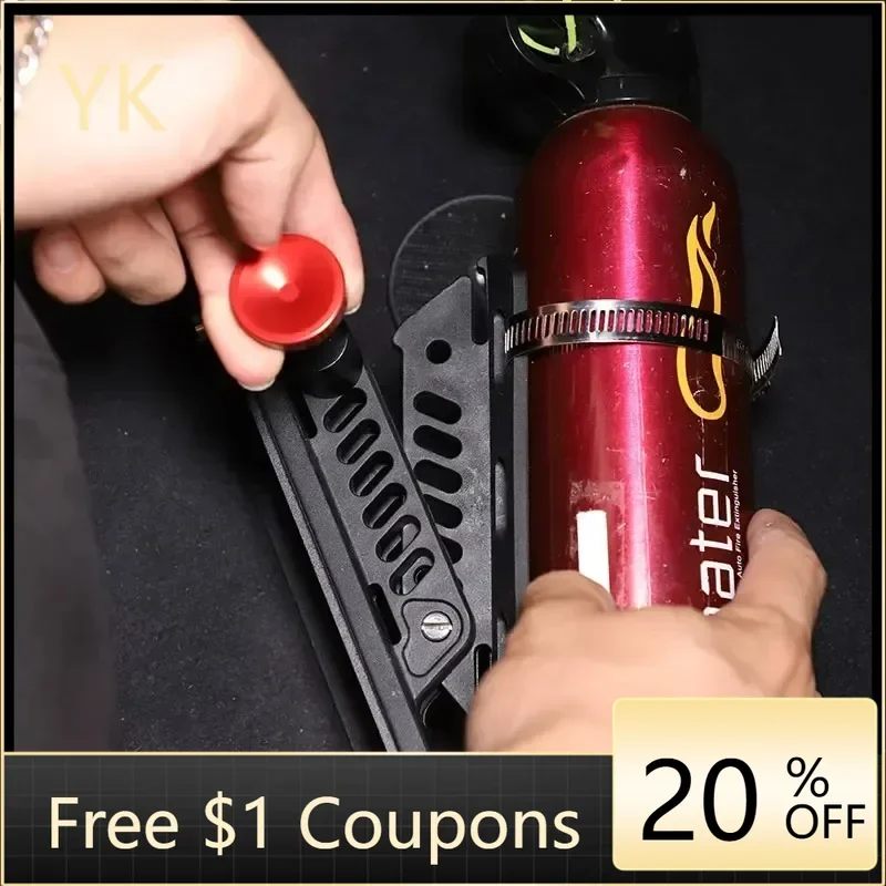 

Aluminum Alloy Car Co-pilot Under Seat Fire Extinguishing Bracket Interior Car Accessories For Toyota GR Supra A90 2019-2025