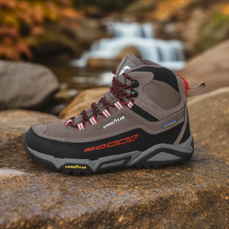 العلامة التجارية الكلاسيكية الربيع/الخريف الرحلات المشي لمسافات طويلة حذاء مريح المضادة للانزلاق تسلق الجبال الأحذية أعلى جودة يمكن ارتداؤها حذاء الصيد