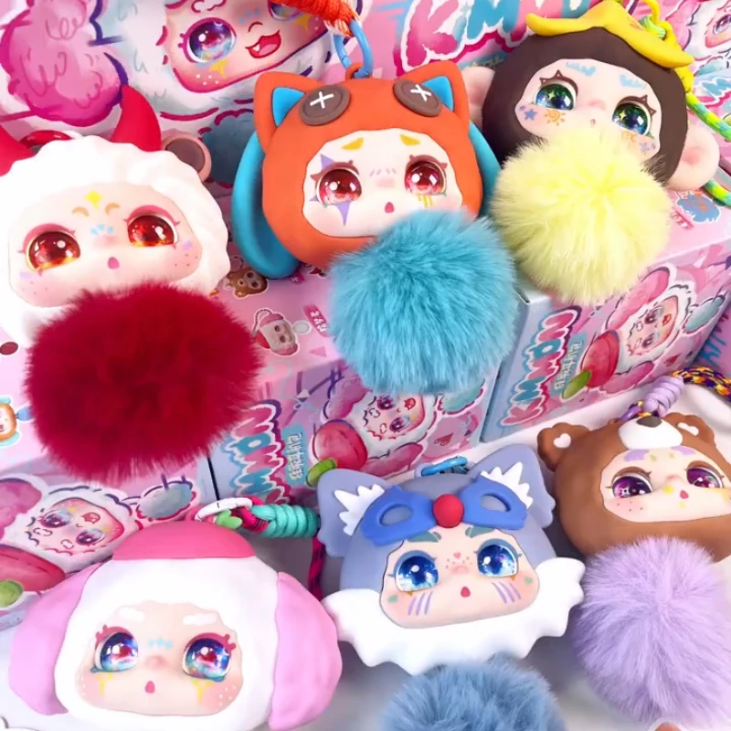 

Kimmon Silicone Earphone Bag Series Blind Box Toys Doll Cute Anime Headphone Bag Pendant Mysterious Box Surprise Birthday Gifts