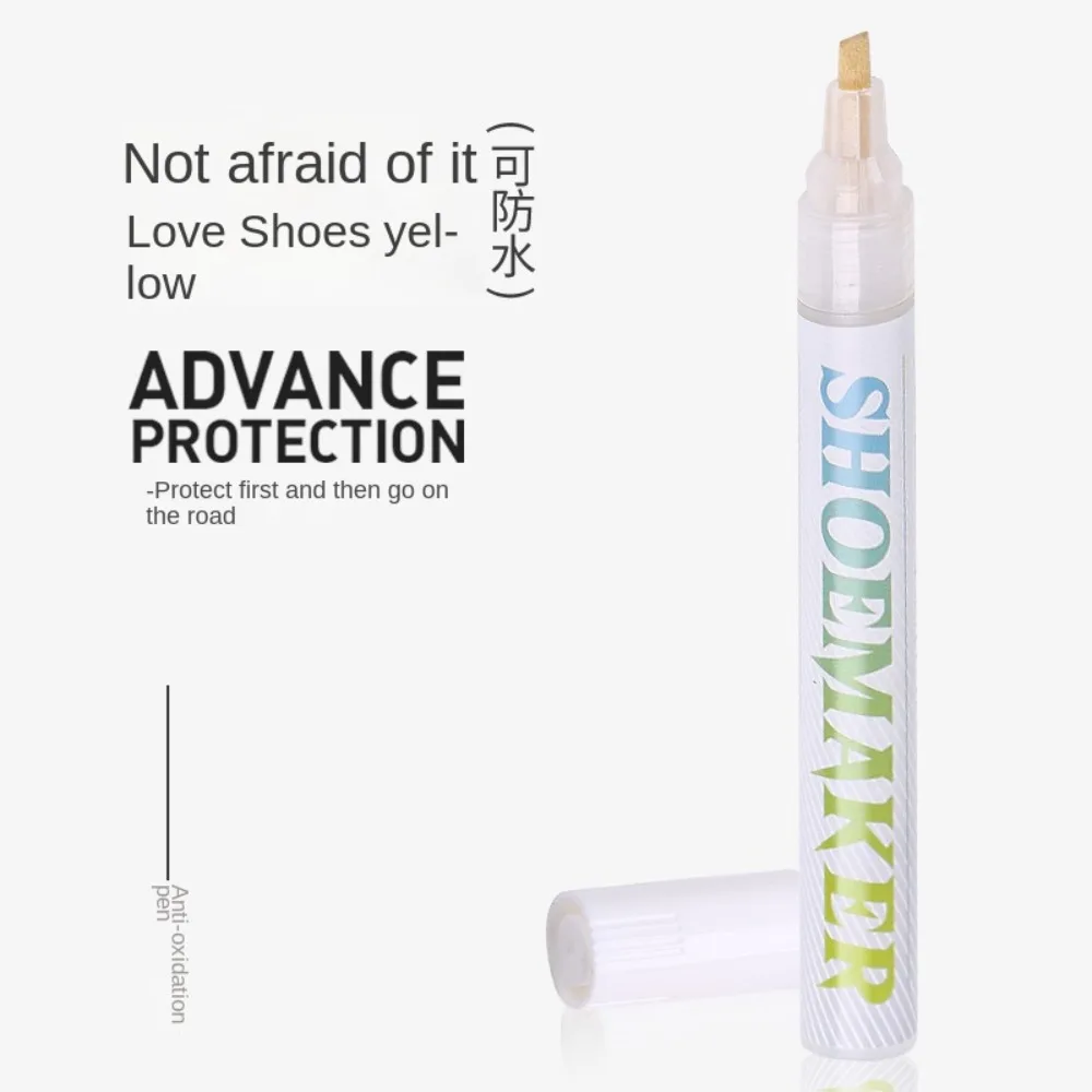 Waterproof Shoes Stains Removal Go Yellow Repair Complementary Color White Shoe Repair Pen Painting White Black Pen