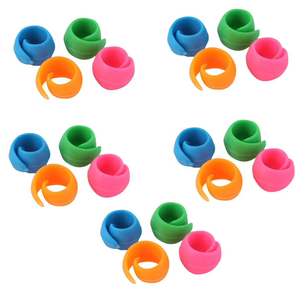 20 قطعة المضادة للانزلاق بكرة المعانقة موضوع مرن المنظمون لآلة بكرة حامل الخياطة بكرات كليب الموضوع بكرة التوقف #4