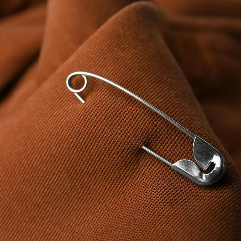 100 Stück silberne, rostbeständige, langlebige Sicherheitsnadeln, verschiedene Größen, 19 mm, 22 mm, 27 mm, 32 mm, 38 mm, 45 mm, 55 mm, für DIY-Handwerk, Nähzubehör – Detail 5