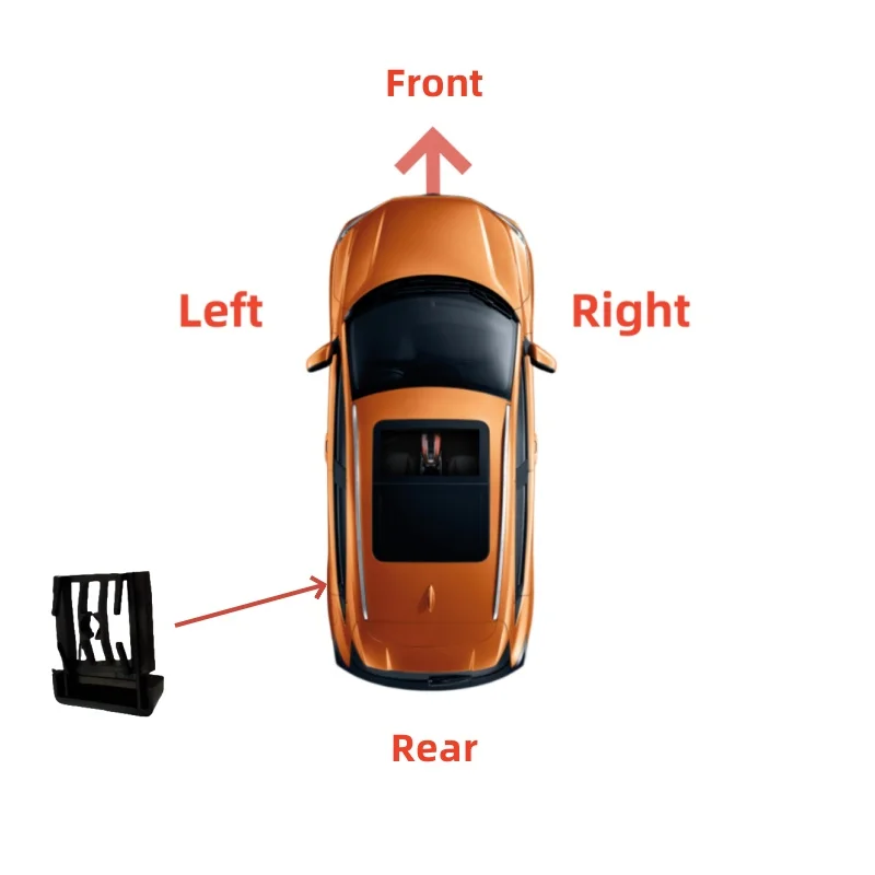 Applicable To Faw Besturn T99 Roof Weatherstrip End Cap / Front Left / Front Right / Rear Left / Rear Right / Auto Parts