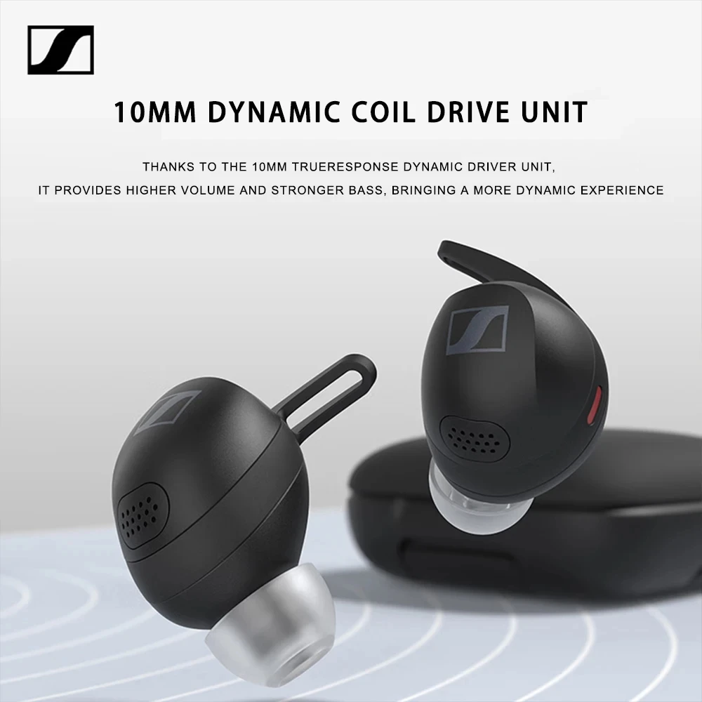 Sennheiser Original MOMENTUM Sport true wireless earphones, Bluetooth music earphones, noise reduction in ear sports earphones