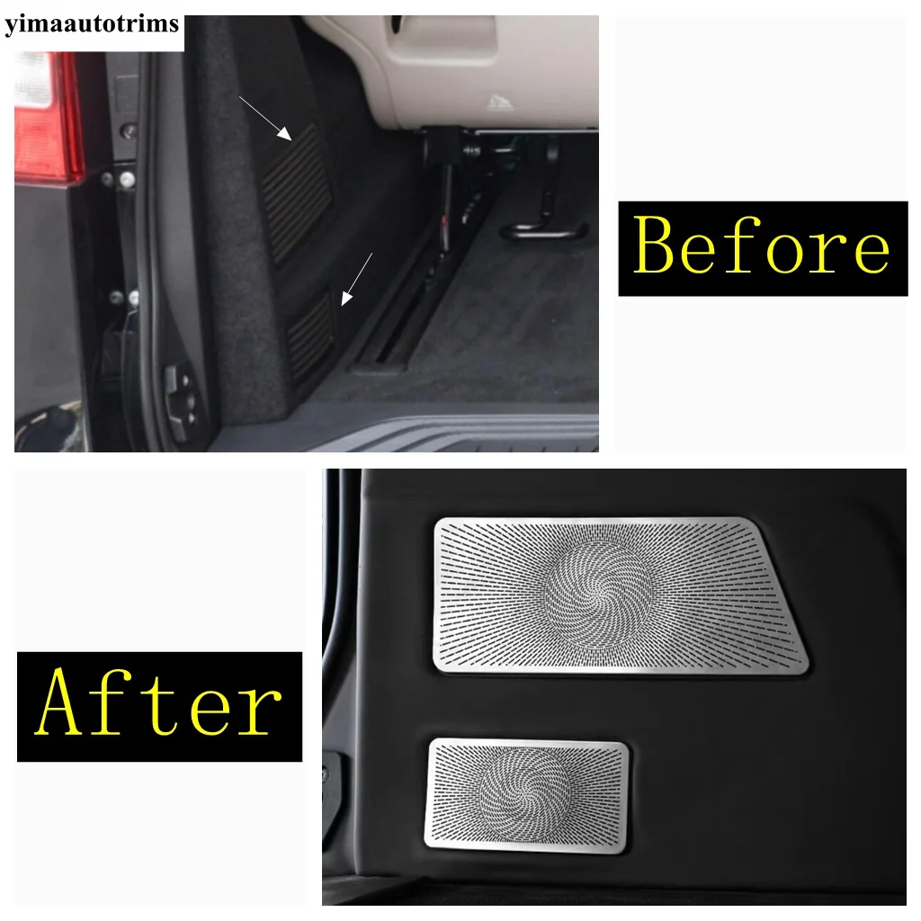 Rear Trunk Speaker Audio Horn Frame / Reading Lights Lamps Panel Cover Trim Accessories For Mercedes-Benz Vito W447 2014 - 2022