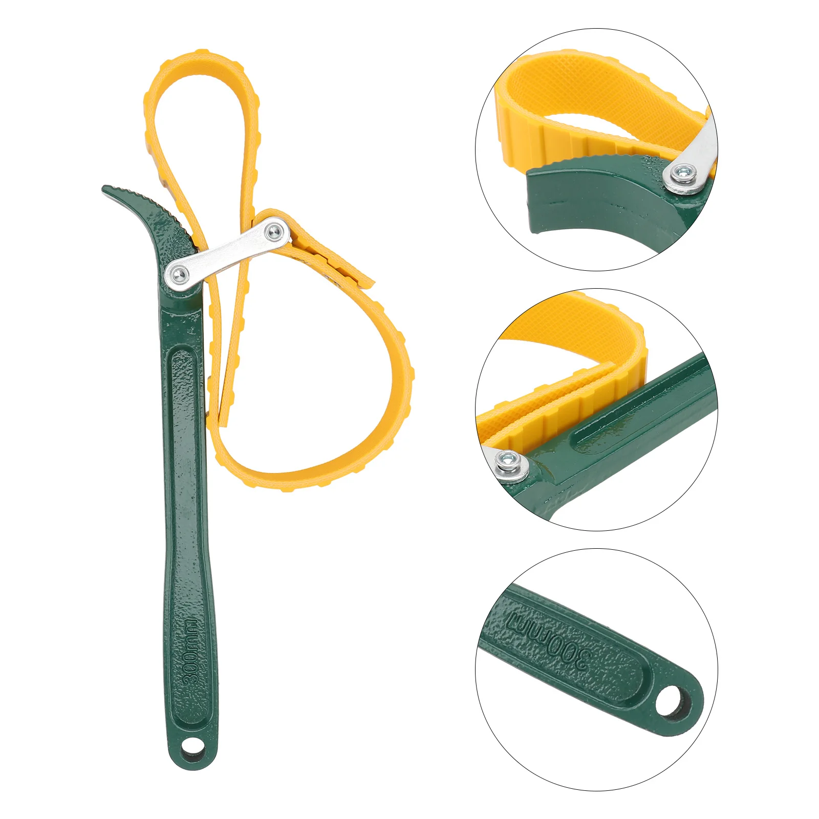 

1pc Oil Filter Wrench Steel Adjustable Removal Tool For Car Truck Farm Equipment Green Orange Maintenance Tool Disassembly