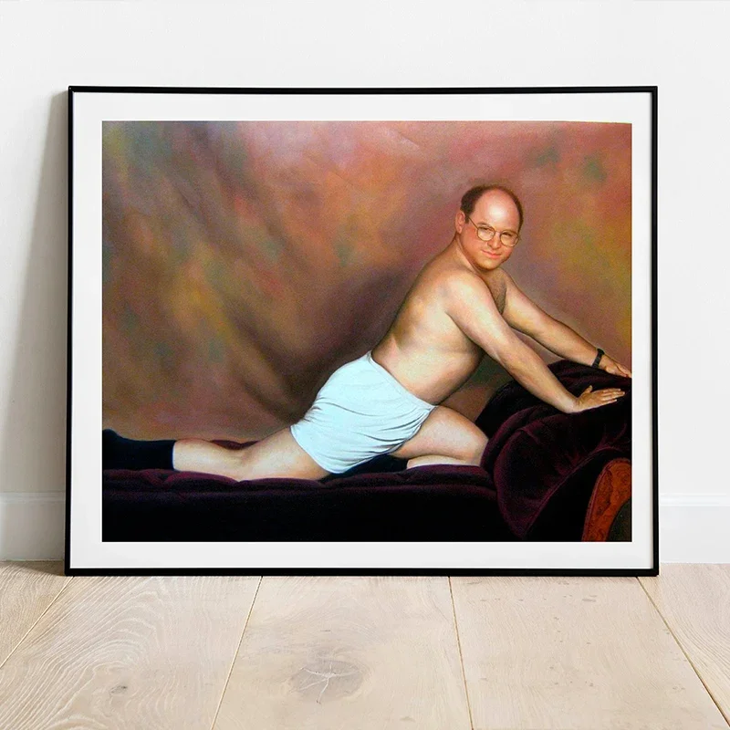 Vintage George Costanza Seinfeld Inspired Timeless Art of Seduction Poster Canvas Painting Wall Prints Picture Room Home Decor