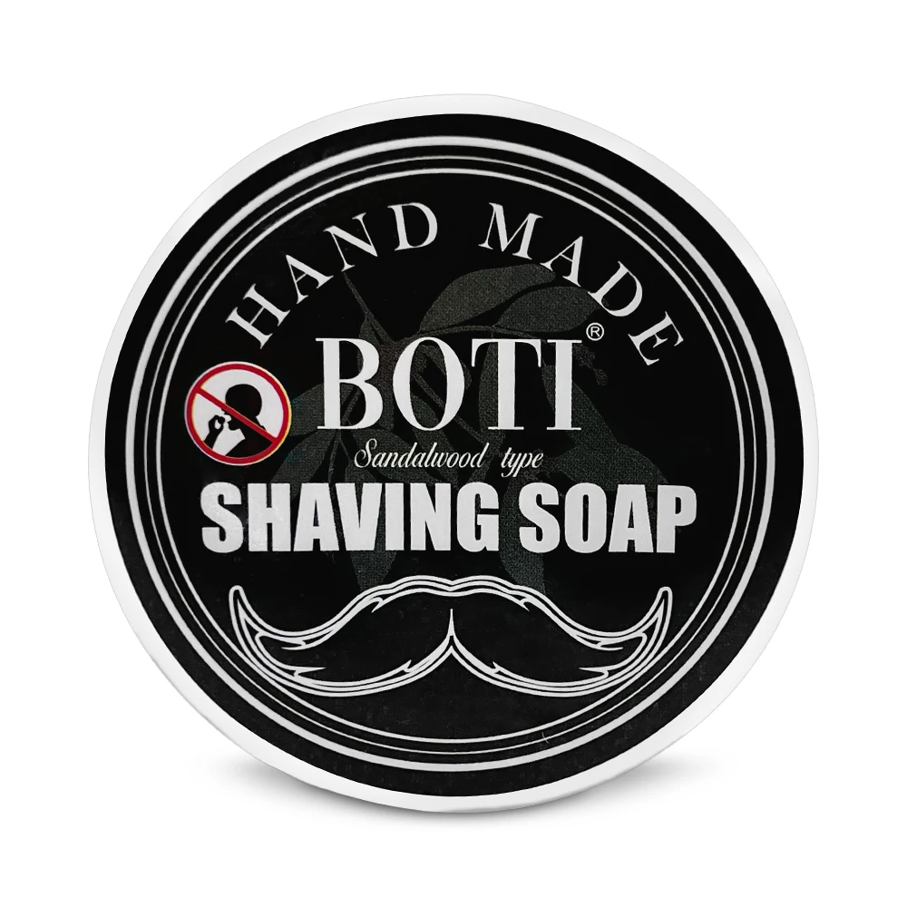 Boti Sandalwood Shaving Cream Shaving Soap Combination for Men\'s Beard Wet Shaving Barber Shop Professional Cleaning Beard