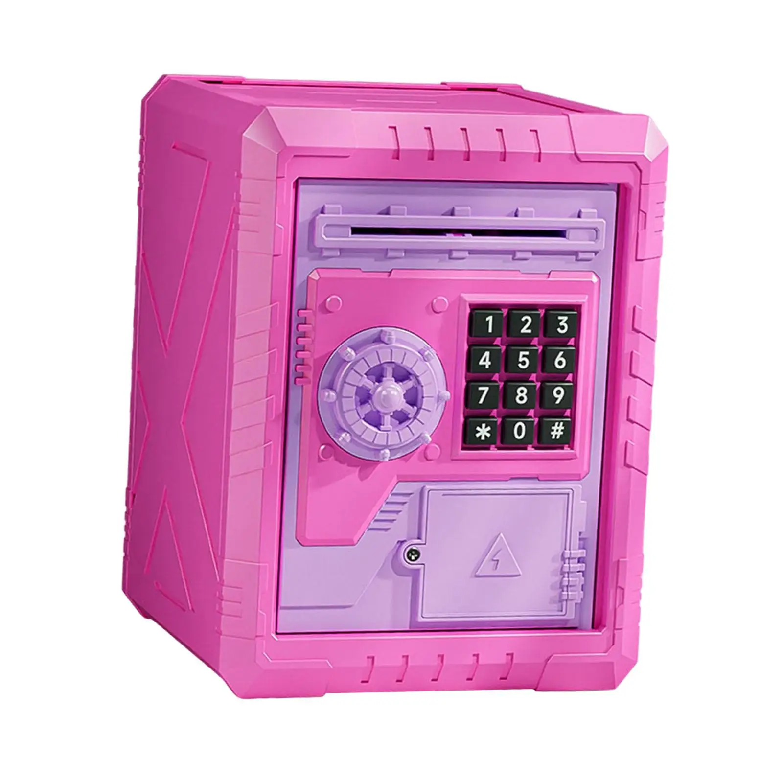 ATM 돼지 저금통 장난감 ATM 돼지 저금통 비밀번호 코드 잠금 자동 돈 스크롤
